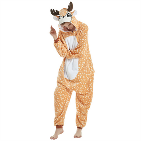 Suaugusiųjų kigurumi kostiumas – Elnias