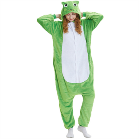 Suaugusiųjų kigurumi kostiumas – Varlė