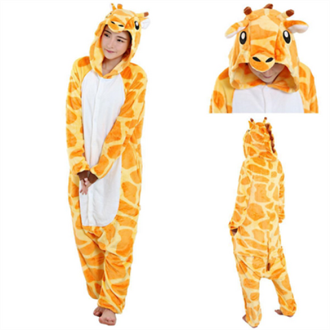 Suaugusiųjų kigurumi kostiumas – Žirafa