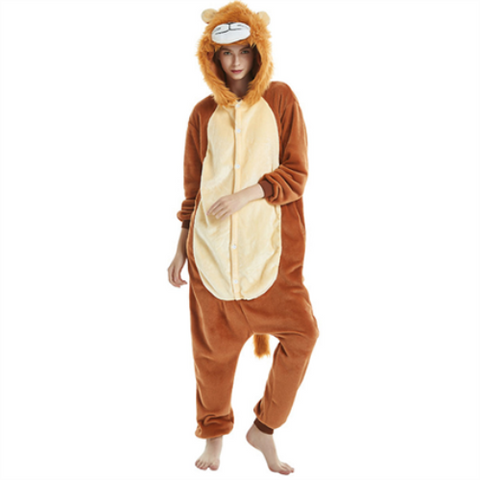 Suaugusiųjų kigurumi kostiumas – Liūtas