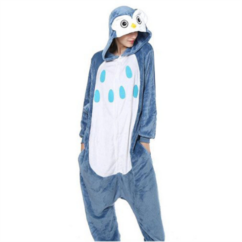 Suaugusiųjų kigurumi kostiumas – Pelėda