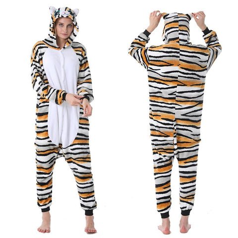 Suaugusiųjų kigurumi kostiumas – Tigras