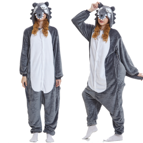 Suaugusiųjų kigurumi kostiumas – Piktoji lapė