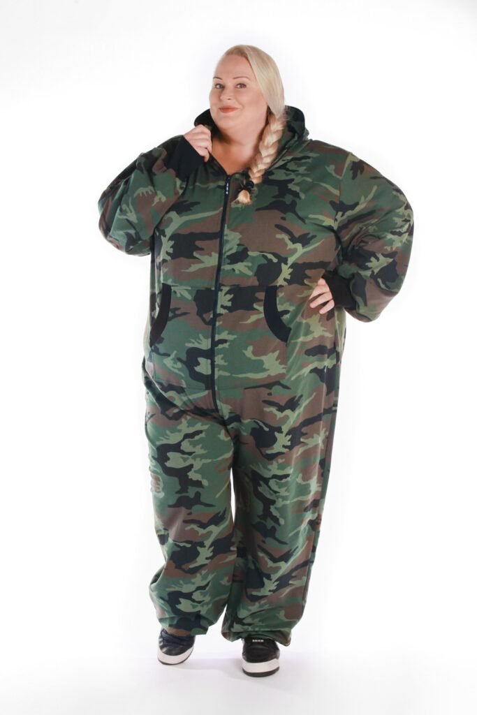 Sofa Killer kamufliažinis plius dydžio kombinezonas CAMO