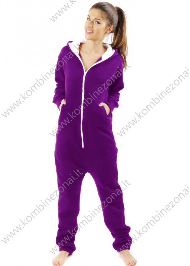 Kombinezonai moterims - violetinis